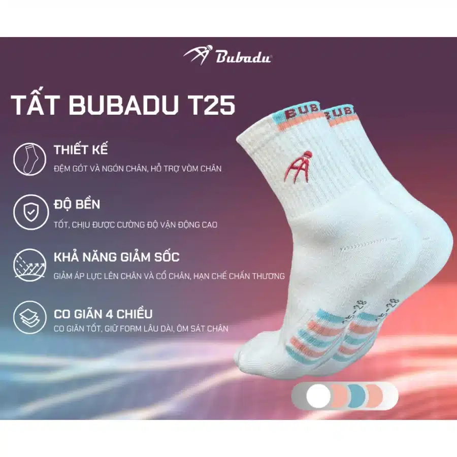 Tất Bubadu T25
