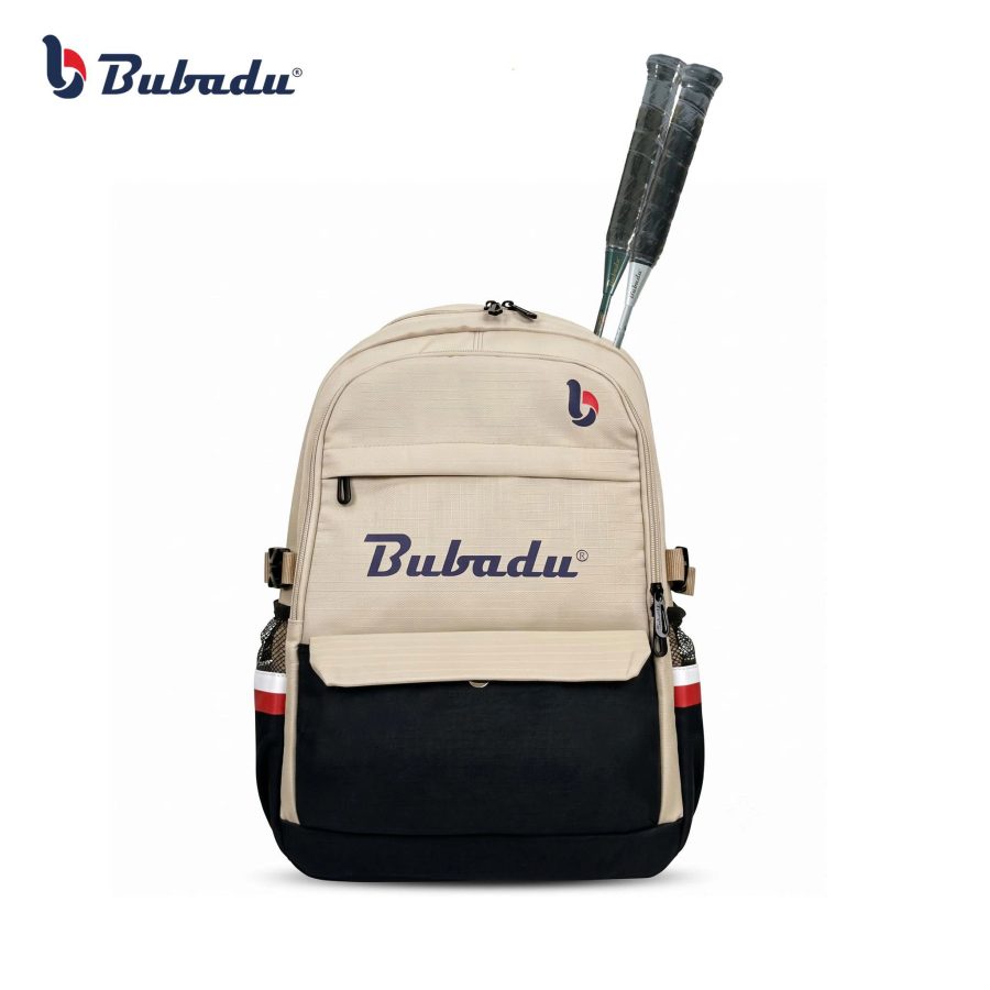 Balo cầu lông Bubadu Hạnh Phúc Beige (1)
